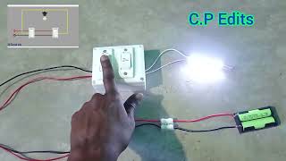 Two way switch connection type 1 [upl. by Nabi]