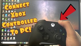 How To Connect Xbox Series XS Controller to PC 2021 [upl. by Arraes]