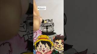 Drawing Mandolarlion asCat 😱👉🐱 alanwalker trendingshorts art cat catdrawing catillustration [upl. by Shalne]