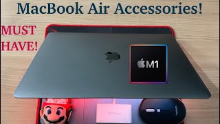 Apple MacBook Air M1 Accessories India  Must Have Accessories for MacBook Air External Monitors [upl. by Napas]