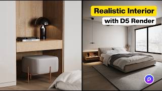 How To Create Realistic Interior in D5 Render [upl. by Baelbeer488]