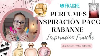 MIS PERFUMES PACO RABANNE INSPIRACIÓN FRAICHE 🌸fraiche perfumes zenz [upl. by Luckett]