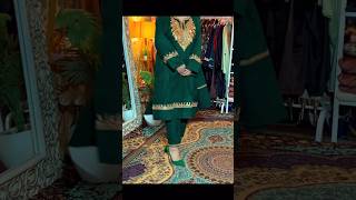 Designer kashmiri Tilla dresses shortsfeed kashirkoorcorner [upl. by Halas]