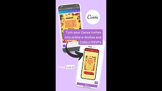 Finally Canva Invitations with RSVP Tracking send via WhatsApp Email iMessage etc [upl. by Iaj986]