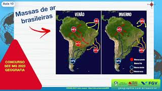 Movimentos atmosféricos e Ritmo sazonário  GEOGRAFIA  SEEMG 2023  FGV [upl. by Drugi]