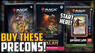 Top 5 Best Precon Decks for Commander for Beginners Bloomburrow UPDATE  Magic The Gathering [upl. by Ahsekel]