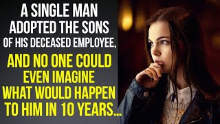 A single man adopted the sons of his deceased employee and no one could even imagine what would [upl. by Anelagna686]