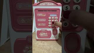 asmr coin bank 🏦 machine surprise passcode trendingshorts viral toys [upl. by Aneleasor]