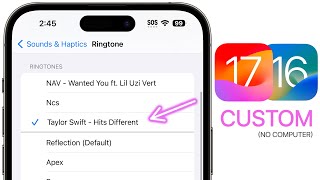 How to Set ANY Song as RINGTONE on iPhone Easiest Way [upl. by Leler]