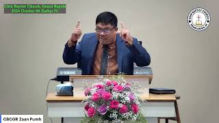 Rev Dr Sang Uk Cung Chin Baptist Church MI 2024 October 06 Zarhpi Zaan Thawngtha [upl. by Attelra]