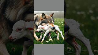 Hunter wolf attack on baby calf cow cowcalf wolf motherslove animals [upl. by Goat]