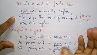 asymptotic growth  Design amp Algorithms  Lec7  Bhanu Priya [upl. by Teirtza]