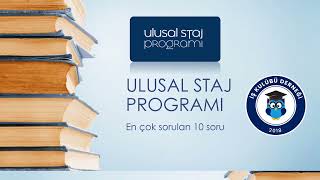 Ulusal Staj Programı Kariyer Kapısı En Çok Sorulan 10 Soru [upl. by Sergius]