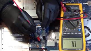 Asus R700V naprawa płyty głównejmainboard repair [upl. by Naryt]