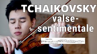 Tchaikovsky Valse Sentimentale Solo Violin [upl. by Ailadi290]