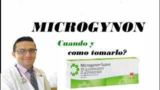 MICROGYNON PARA QUE SIRVE  MICROGYNON COMO Y CUANDO TOMARLO [upl. by Kumagai]