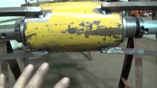 Line Boring A Trenching Machine Crumbshoe Boom Pt 1 [upl. by Yerhpmuh]