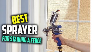 Top 5 Best Sprayers for Staining a Fence Review 2024  Airless PaintPower Tank Paint Sprayer [upl. by Enaed]