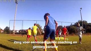 Demo Voetbal training U7 U8 U9 U10 U11 voetbaloefeningen [upl. by Sissie786]