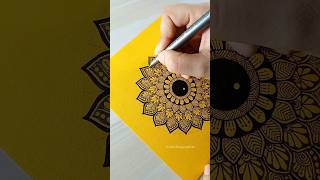 Mandala Art For Beginners ✨💫  Simple Mandala Art artistbhagyashree mandalaart shorts [upl. by Scoles]