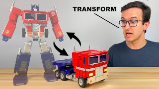 Auto Transforming Optimus Prime by Robosen [upl. by Goldi722]