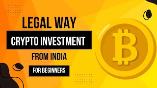 LEGAL WAY CRYPTO INVESTMENT PROCEDURE  BEGINNER TUTORIALS IN TAMIL [upl. by Naie350]