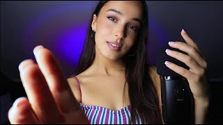 ASMR Whispering YOUR ♡ Favorite Trigger Words ear to ear whispering with face touching [upl. by Mirella]