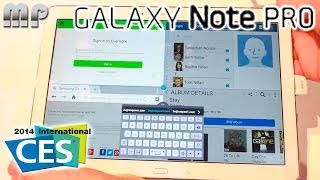 CES2014 Galaxy Note PRO Primeras Impresiones [upl. by Airaet]