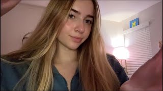 ASMR realistic hair play and scalp massage invisible clips nape of the neck [upl. by Dehlia]