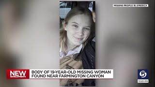 Body of missing woman found near Farmington Canyon [upl. by Cinom709]