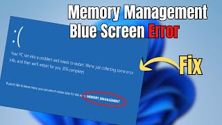 How to Fix Memory Management Blue Screen Error on Windows 1011 [upl. by Aksoyn]