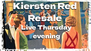 KIERSTEN RED RESALE LIVE JEWELRY AUCTION THURSDAY 95 4pm PST7pm EST [upl. by Kerri]