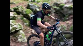 EK cross duathlon amp triathlon 2021 Dolomiti  MTB parcours [upl. by Vassaux]