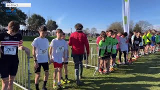 Course Benjamins Garçons  Championnat de France UNSS de Crosscountry 2024 [upl. by Yeldar26]