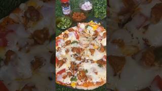 Homemade Chicken Pizza Receipe  No oven Home made Pizza shorts pizzarecipe pizzalover viral [upl. by Dyson951]