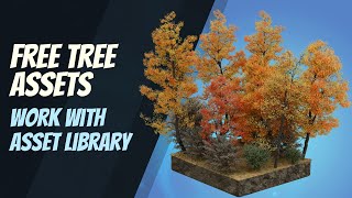 Free Trees for Blender  Great for the asset browser [upl. by Ivey517]