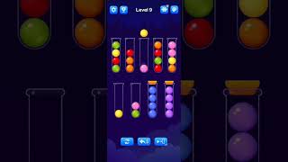 Ball Sort Level 9 Walkthrough Solution AndroidiOS [upl. by Summer]