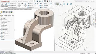 SolidWorks Tutorial for Beginners Exercise 7 [upl. by Vail]