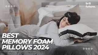 Best Memory Foam Pillows 2024 🛌🔍 Top 5 Best For You [upl. by Narbig89]