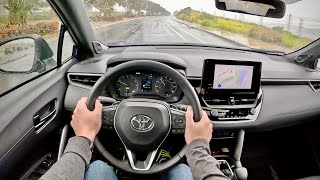 2023 Toyota Corolla Cross Hybrid  POV First Impressions [upl. by Kaltman]