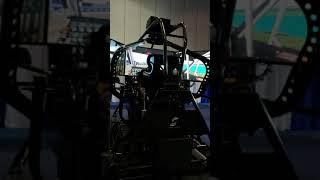 2019  APEX6 Full Motion Racing Simulator IITSEC demo on iRacing Daytona Rallycross [upl. by Yesteb99]