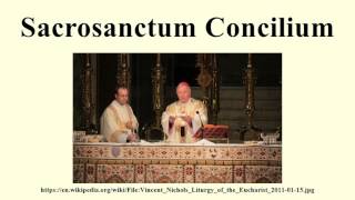 Sacrosanctum Concilium [upl. by Agripina]