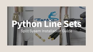 Python Line Sets  Split System Installation [upl. by Anerok903]