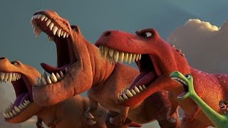 Dinosaurs Cartoons Battles Tyrannosaurus vs Giganotosaurus  DinoMania [upl. by Eirffej]