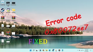 How to fix windows 11 update error code 0x80072ee7  Fix microsoft error code 0x80072ee7 fix [upl. by Rumit432]