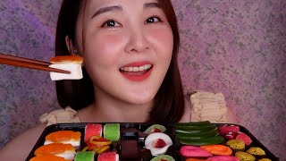 초밥 젤리 🍣｜이팅수다 ASMR [upl. by Ellerad456]