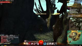 Guild Wars 2  Sharks Teeth Vista and Hero Point Straits of Devastation [upl. by Aihsetan]