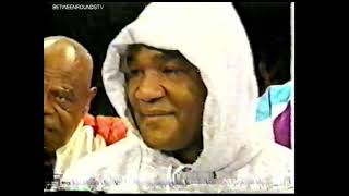 George Foreman vs Michael Moorer  Full Fight [upl. by Eecyaj]