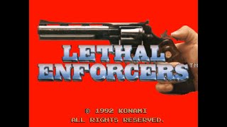 Lethal Enforcers  Arcade 1992 [upl. by Enilekaj495]