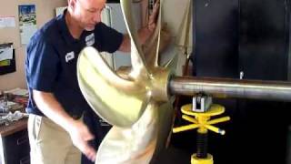 Lapping Propeller to Stainless Steel Prop Shaft [upl. by Hege663]